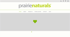 Desktop Screenshot of prairienaturals.ca